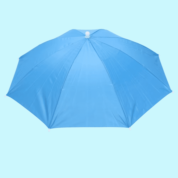 Chapeau parapluie de tête