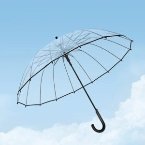 Parapluie mariage transparent