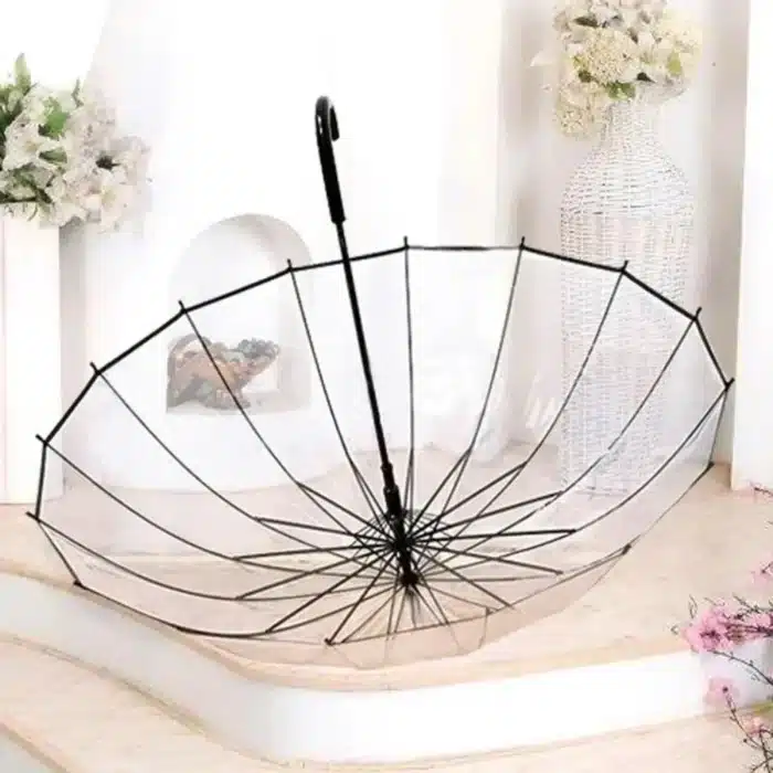 Parapluie cloche transparent anti-vent 5