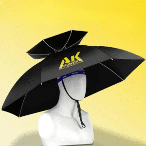 Chapeau parapluie mains libres