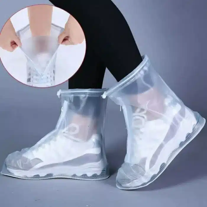 Couvre-chaussures imperméable en Silicone unisexe, protection de chaussures, bottes de pluie pour intérieur et extérieur, couvre-chaussures antidérapant de qualité réutilisable 1