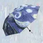 Van Gogh-Parapluie de Peinture à l'Huile pour Femme, Parasol Créatif, Ciel Étoilé, Voyage en Plein Air, Soleil, Pluie, Fille 4