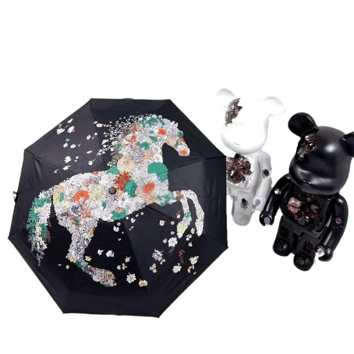 Parapluie motif cheval 4