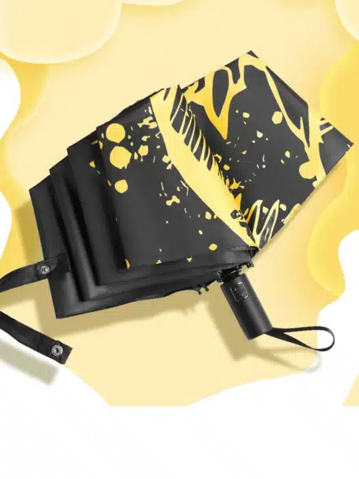 Parapluie Dinosaure à Trois Plis avec Colle Noire, Protection Solaire Entièrement existent, Contre la Pluie et le Soleil, Nouvelle Collection 2