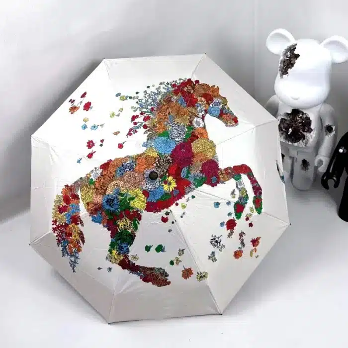 Parapluie motif cheval 2