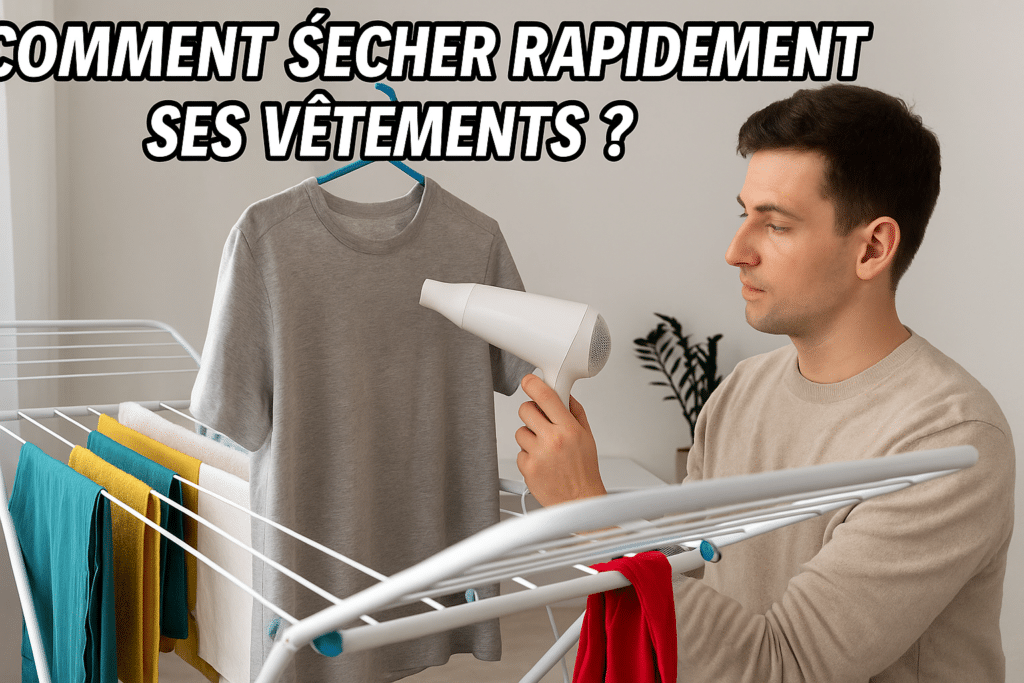 Comment secher rapidement ses vetements? Nos 3 accessoires pour garder ses vetements aux sec.