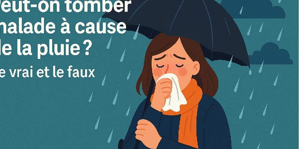 Peut on tomber malade a cause de la pluie? Le vrai et le faux .