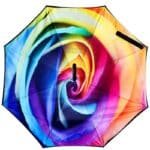 parapluie qui s'ouvre à l'envers