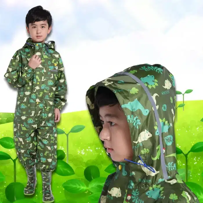 Impermeable dinosaure