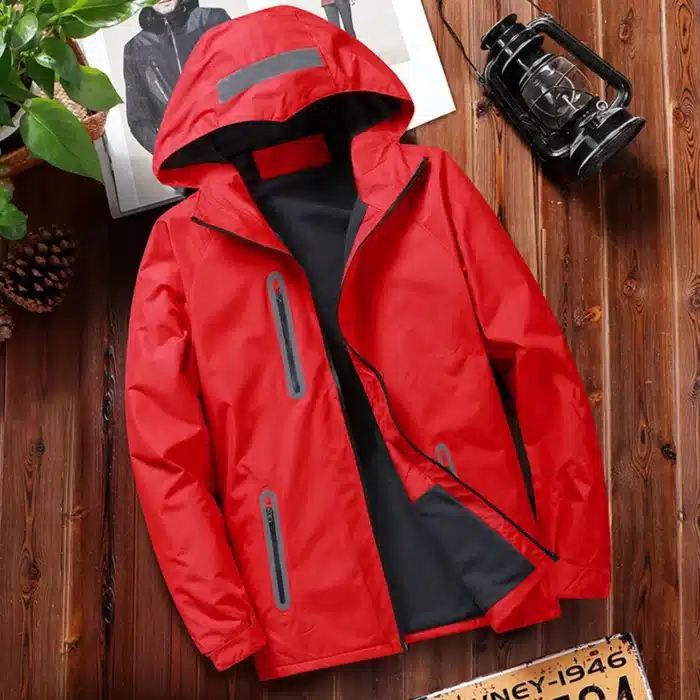Manteau long homme impermeable 3