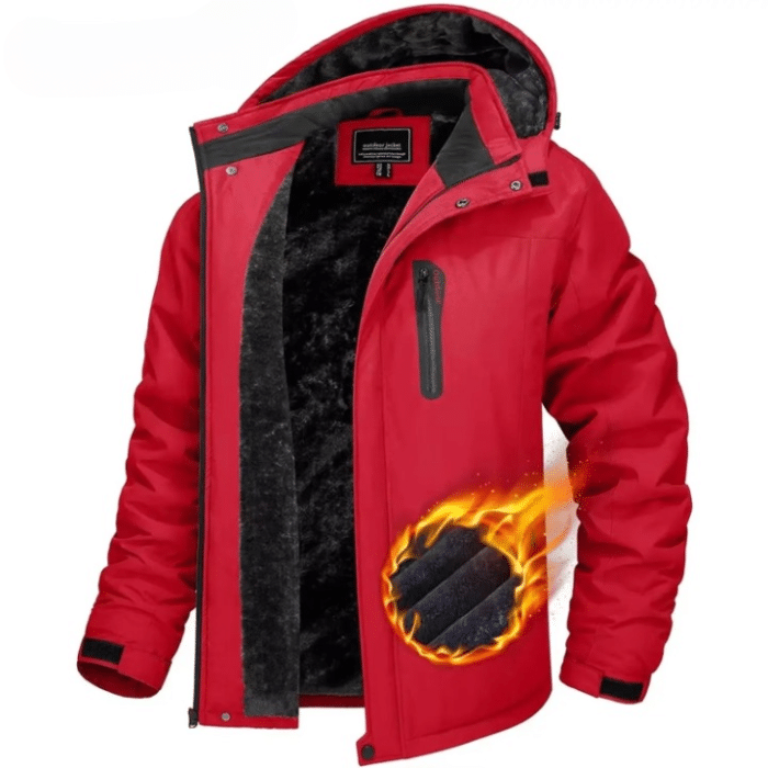 parka homme chaude et impermeable