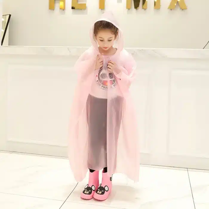 Imperméable enfants drôle dessin animé bébé enfants vêtements de pluie chauds mignon imperméable chaud enfants imperméables enfants drôle manteau de pluie Poncho 5
