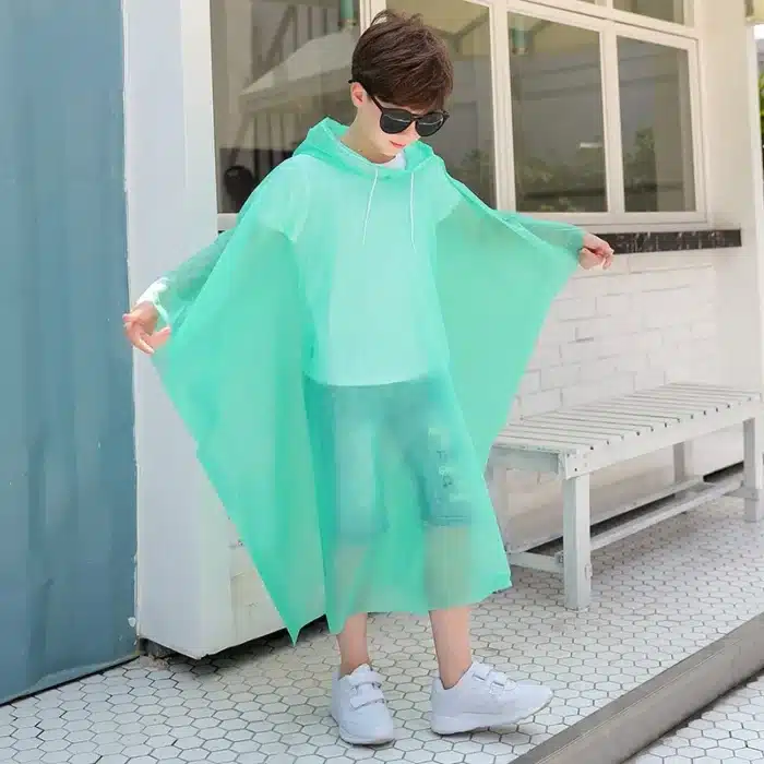 Poncho enfant pluie