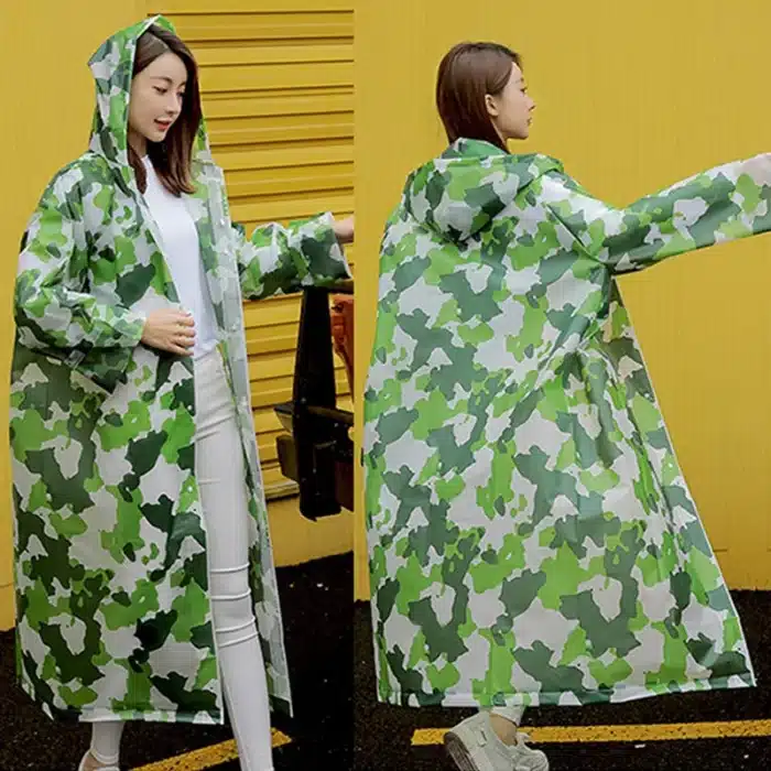 Poncho plastique pluie