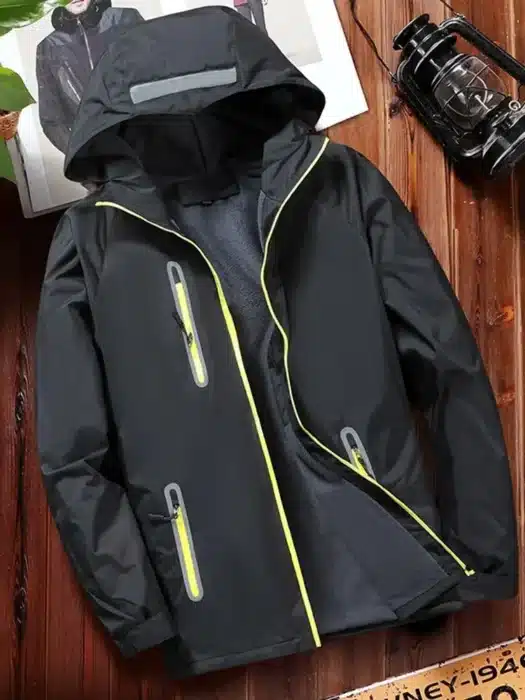 Manteau long homme impermeable 2