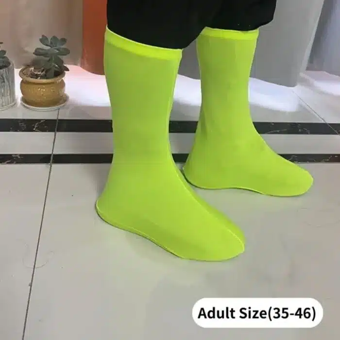 Couvre-chaussures montantes – Protecteurs élastiques pour bottes de randonnée en plein air, équipement anti-sable et anti-poussière imperméable pour la plage et la neige, cadeau dans le désert 4