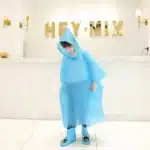 Imperméable enfants drôle dessin animé bébé enfants vêtements de pluie chauds mignon imperméable chaud enfants imperméables enfants drôle manteau de pluie Poncho 3