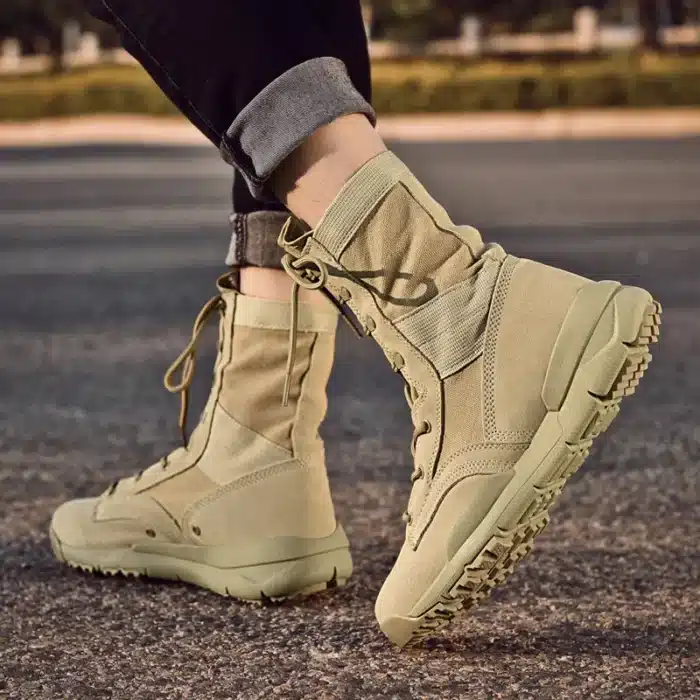 Hommes bottes tactiques décontracté cheville imperméable chaussures d'escalade marque taille botte livraison gratuite en plein air Plus chaussures de randonnée 3