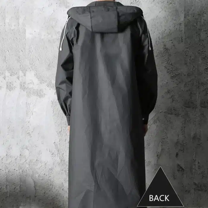 Poncho de pêche étendu et épais, imperméable pour hommes, capuche coupe-vent, imperméable pour parapluie de pluie, manteau résistant pour motard 3
