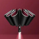Parapluie LED entièrement automatique, Stable, Antirouille, Domestique, Portable, Affaires commerciales, Sun Umbrella, Wind 02/10/2018 3