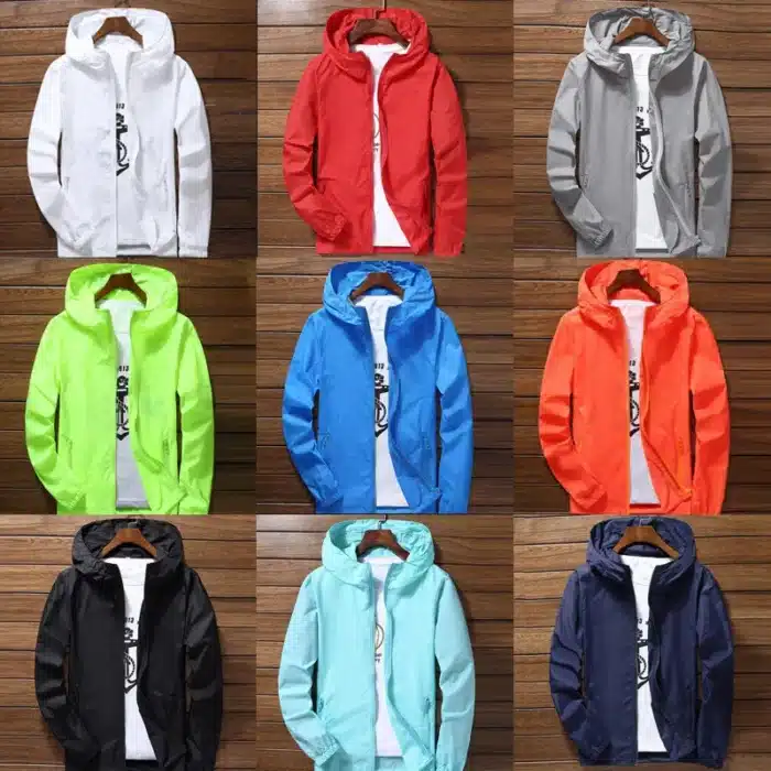 Manteau coupe-vent à séchage rapide, veste imperméable ultralégère pour hommes et femmes, vêtements d'extérieur UV, Camping, randonnée, cyclisme, course à pied, Sport, S-7XL 2
