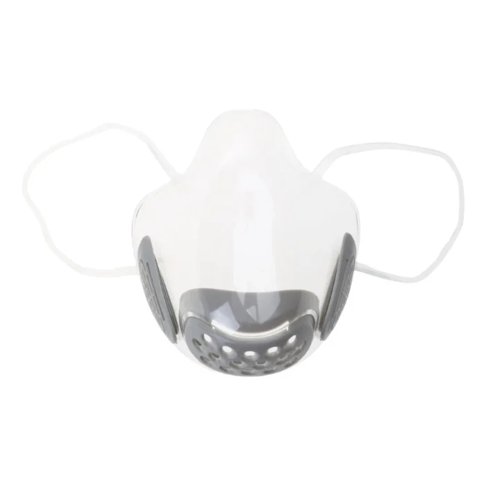 Protection buccale nasale respirante, bouclier transparent pour adulte, masques faciaux anti-buée en plastique, masque 2