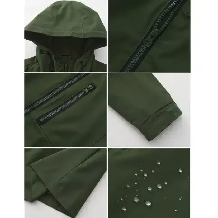 Veste longue à capuche verte pour femmes, manteaux décontractés à la mode, taille européenne S-3XL, Trench pour femmes, rose noir bleu disponible 3