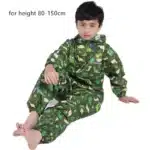 Imperméable dinosaure imperméable pour enfants, manteau de pluie, combinaison, combinaison de pluie pour étudiants, bébé qui pleut 2