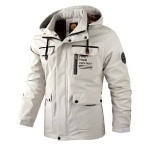 Veste impermeable capuche