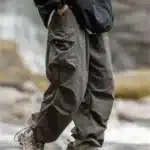 Pantalon de travail imperméable pour hommes, pantalon d'alpinisme Hip Hop, pantalon Harajuku décontracté, vêtements d'extérieur cargo noirs, printemps et automne, nouveau 2