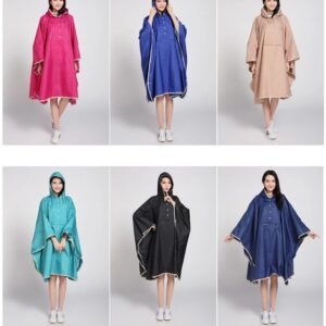Poncho de pluie velo femme