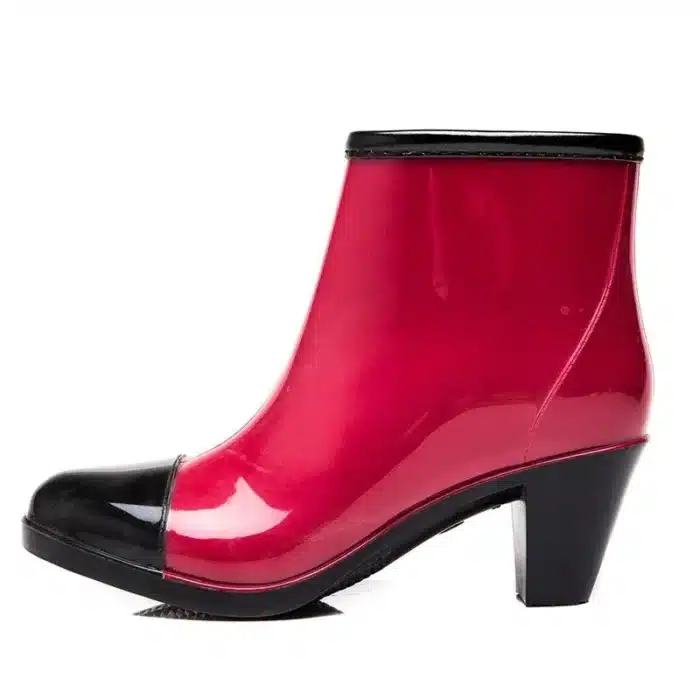Bottes de pluie avec talon 2