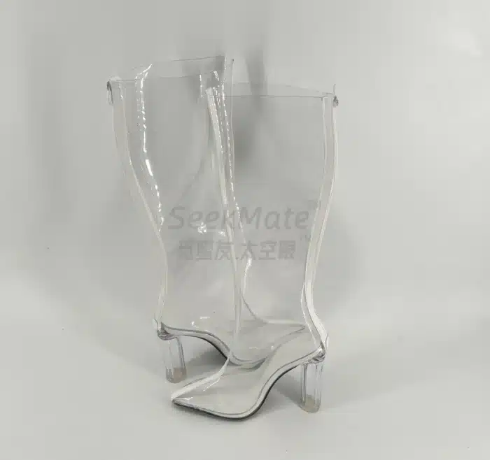 Bottes de pluie transparente femme 3