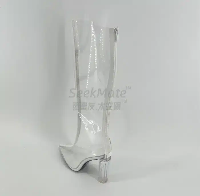 Bottes de pluie transparente femme 6