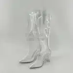 Bottes de pluie transparente femme 2