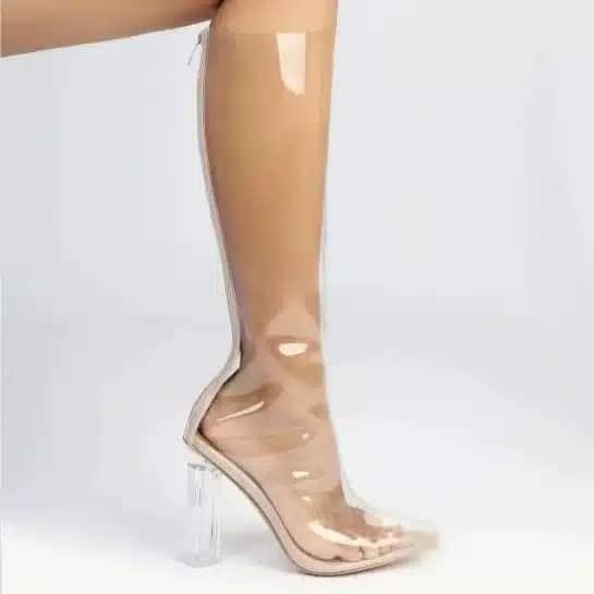 Bottes de pluie transparentes