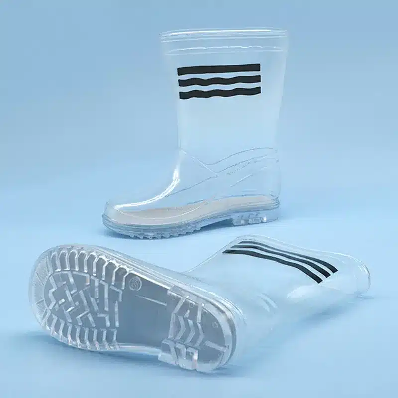 Bottes de pluie transparentes pour enfants