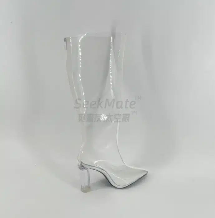Bottes de pluie transparente femme 4